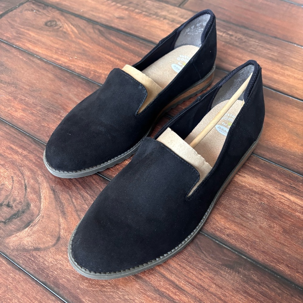 Dr. Scholl's Black Jetset Loafers Slip-on SZ 10